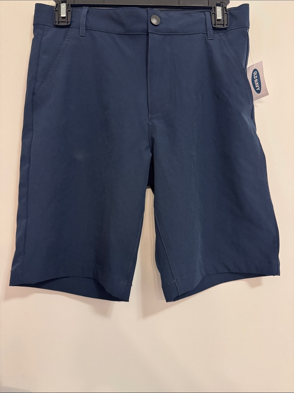 Old Navy Boy’s Navy Flat-Front Casual Shorts
